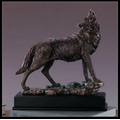 Wolf Figurine 12"W x 13"H
